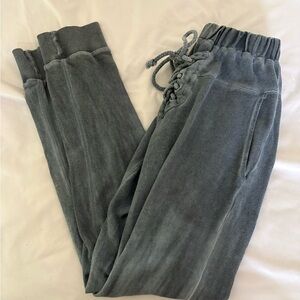 POL Washed Slate Gray Jogger Track Pants